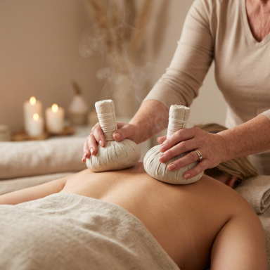Hotstone Massage mit warmen Basaltsteinen